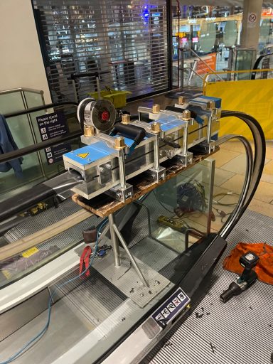 Handrail vulcanisation
