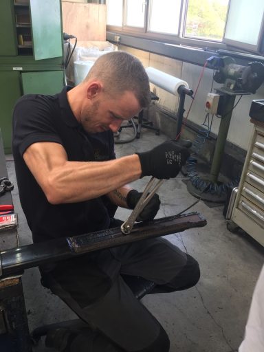 Handrail training in Germany