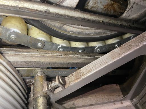 New hugger roller set installed